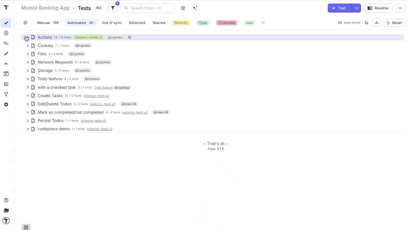 Transform Project to BDD